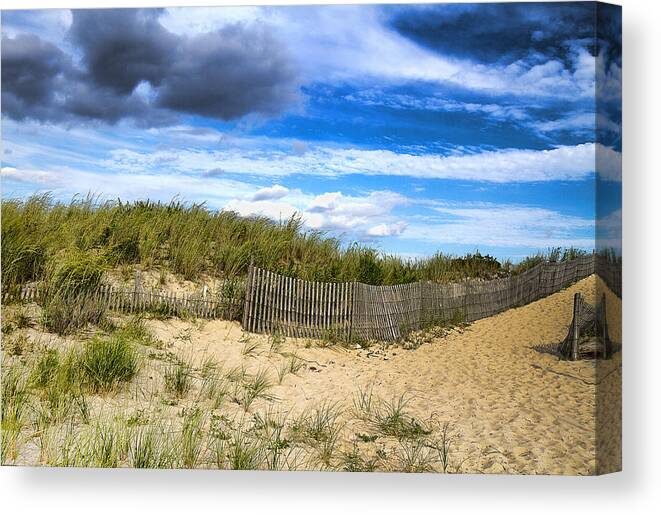 Beach Canvas Print featuring the photograph At The Shore by Trudy Wilkerson
