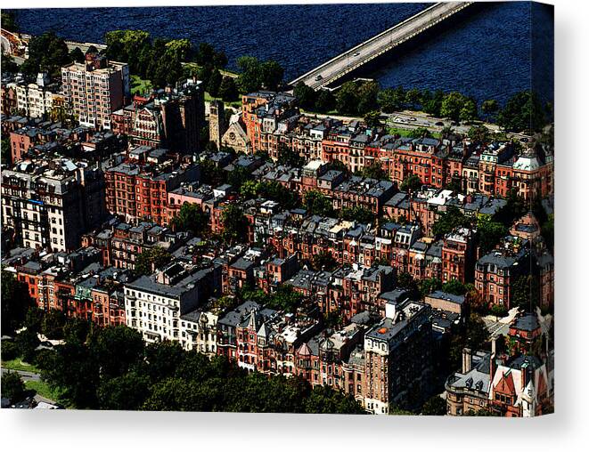 Boston Canvas Print featuring the photograph Back Bay by Norma Brock