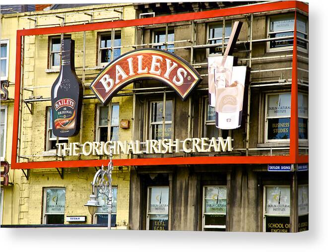 Baileys Canvas Print featuring the photograph Baileys Irish Cream by Norma Brock