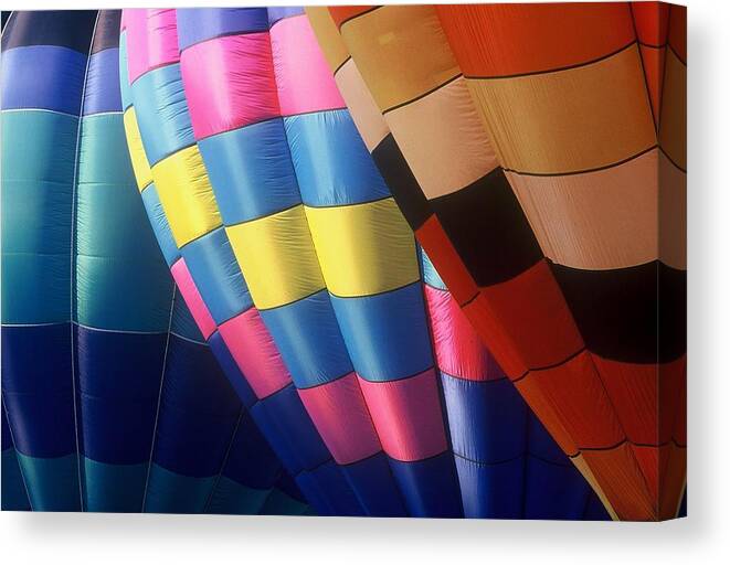 Balloons Canvas Print featuring the photograph Balloon Patterns by Rodney Lee Williams