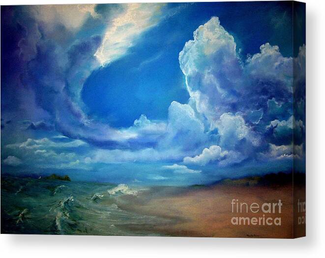 Beyond Canvas Print featuring the pastel Beyond by Robin Pedrero