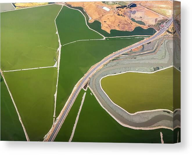 Road Canvas Print featuring the photograph Boundaries by Rob Darby