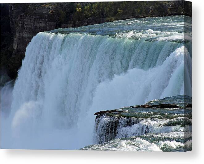 Niagara Falls Canvas Print featuring the photograph Bridal Veil Falls by Jackson Pearson