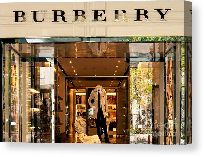 Burberry Canvas Print featuring the photograph Burberry by Rick Piper Photography