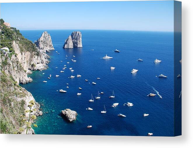 Capri Canvas Print featuring the photograph Capri by Dany Lison