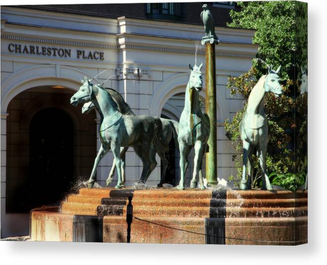 Charleston Canvas Print featuring the photograph Charleston Place by Karen Wiles
