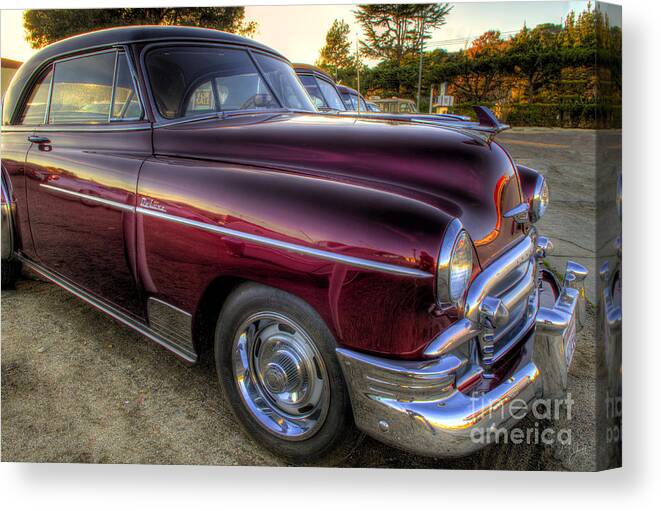 Hdr Process Canvas Print featuring the photograph Chrysler's Deluxe Ride by Mathias 