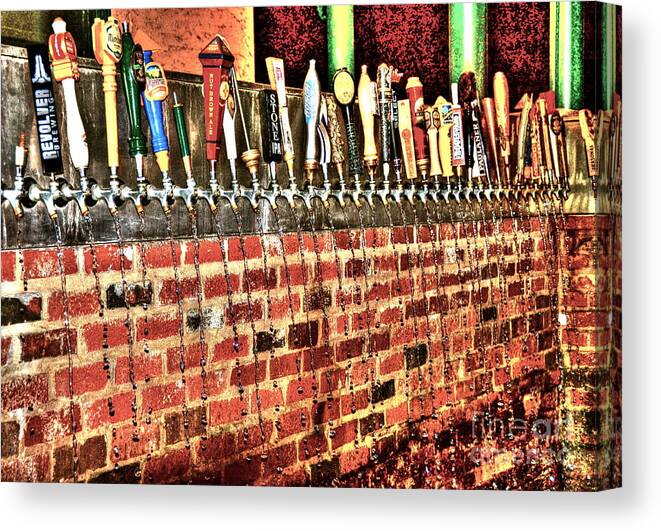 Beer Canvas Print featuring the photograph Chug by Debbi Granruth