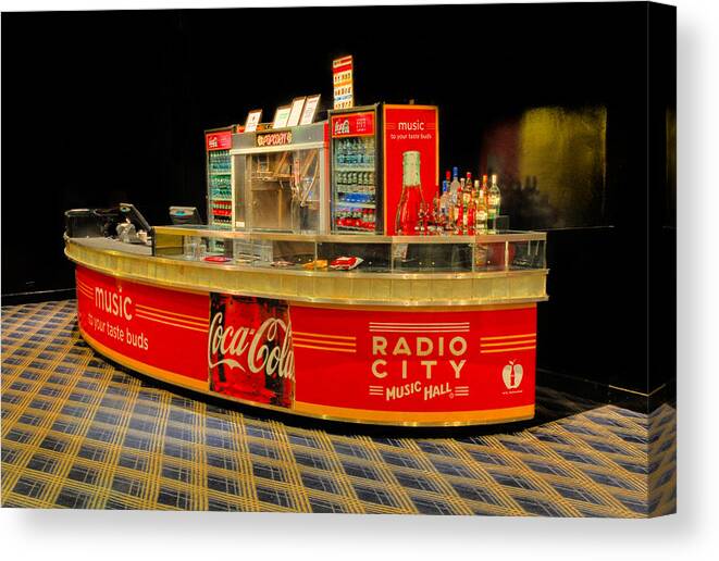 Coca Cola Canvas Print featuring the photograph Coca Cola by Dave Mills