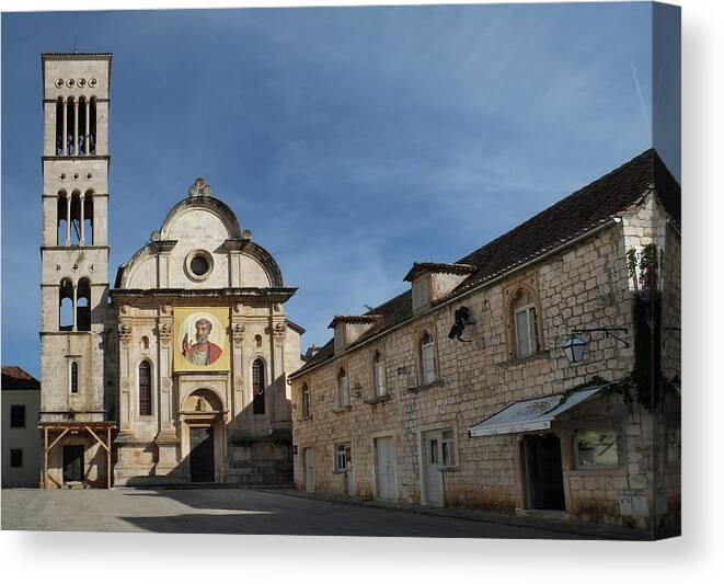 Old Town Canvas Print featuring the photograph Croatia by Greg Newington