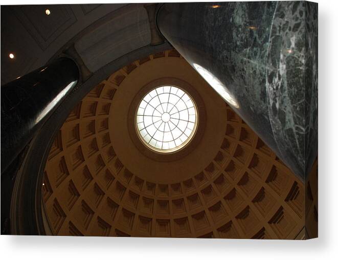 Washington Canvas Print featuring the photograph Dome Reflections by Kenny Glover