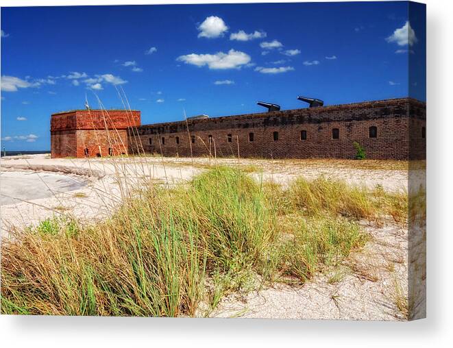 Abandoned Canvas Print featuring the photograph Dressed for the Beach by Ghostwinds Photography