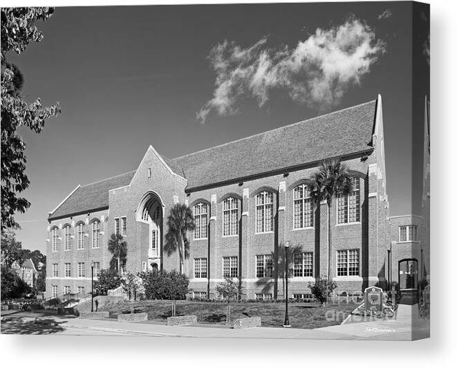 Fl Florida Canvas Print featuring the photograph Florida State University Johnston Building by University Icons