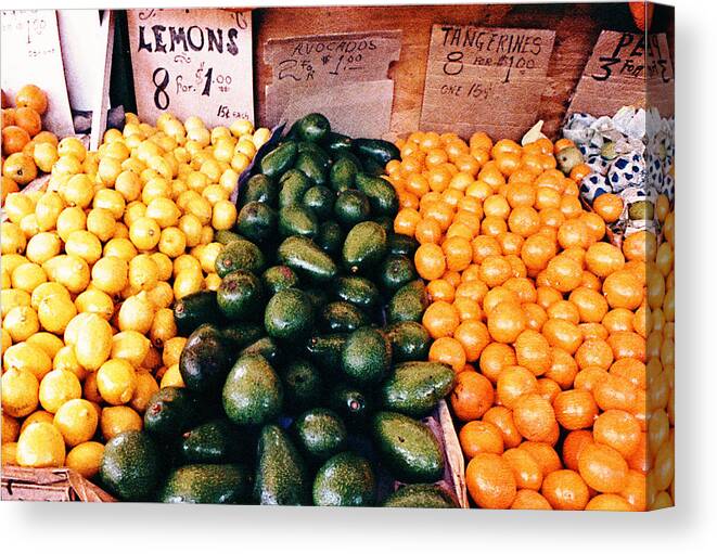 French Market Canvas Print featuring the photograph French Market Fruits by Randi Kuhne