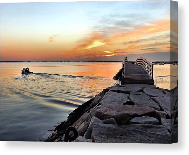 Going Fishing Canvas Print featuring the photograph Going Fishing by Janice Drew