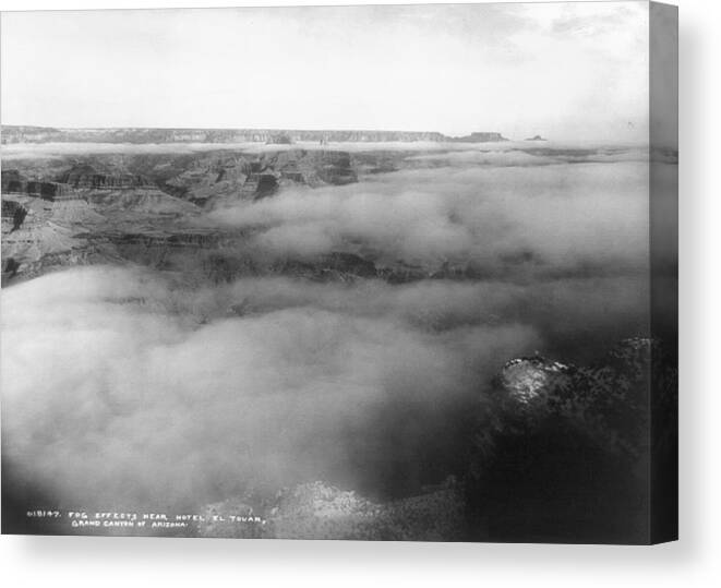 1905 Canvas Print featuring the photograph Grand Canyon, C1905 by Granger