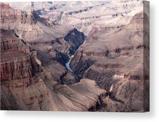 American Landmarks Canvas Print featuring the photograph Grand Canyon by Melany Sarafis