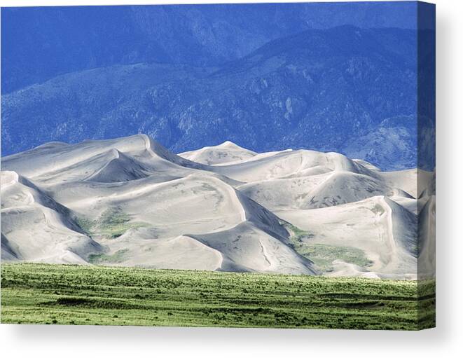 Great Sand Dunes National Park Canvas Print featuring the photograph Great Sand Dunes National Park by James L. Amos