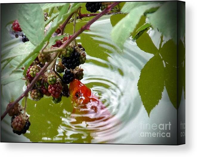 Nature Canvas Print featuring the photograph Hmm Hmm Good by Julia Hassett