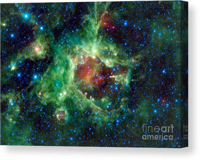 Science Canvas Print featuring the photograph Ic 443, Sharpless 248, Sh2-284 by Science Source