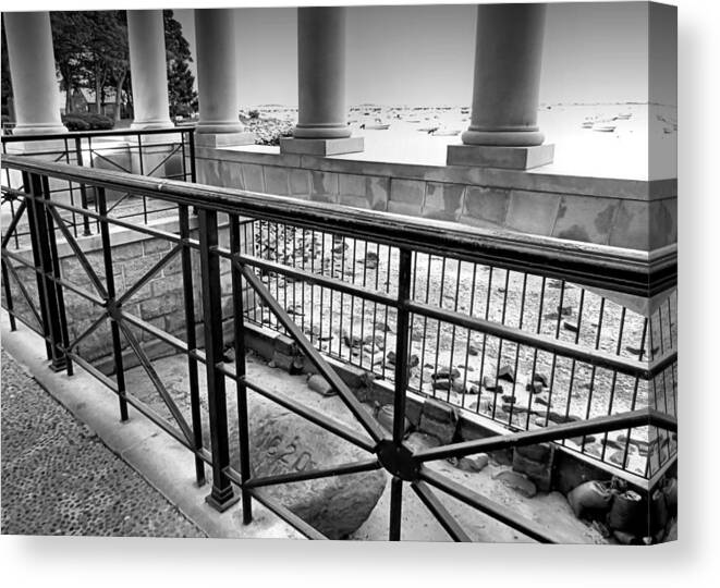 Inside Plymouth Rock Canopy Canvas Print featuring the photograph Inside Plymouth Rock Canopy by Janice Drew