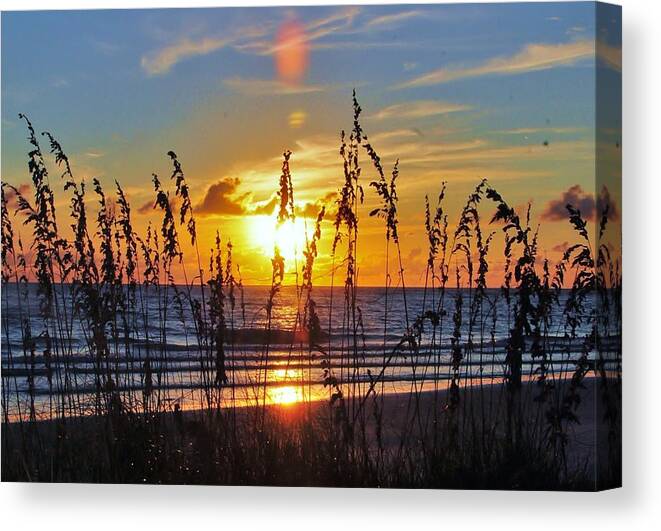 Sunset Canvas Print featuring the photograph Inside the Sunset by Kicking Bear Productions