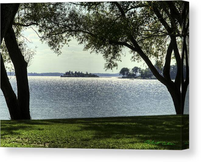 Thousand Islands Canvas Print featuring the photograph Island Home by Robert Culver