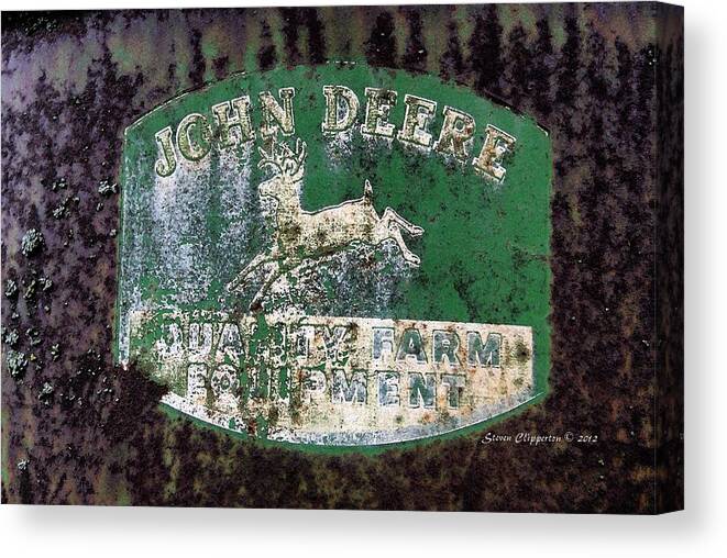 John Deere Canvas Print featuring the photograph John Deere 2 by Steven Clipperton