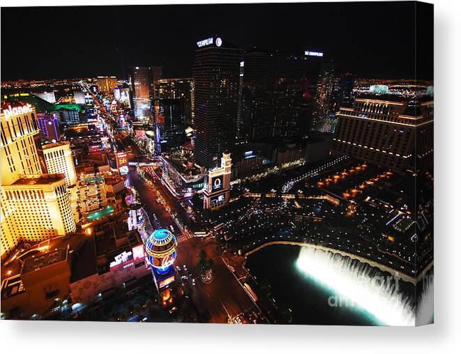 Las Canvas Print featuring the photograph Las Vegas by Jonas Luis