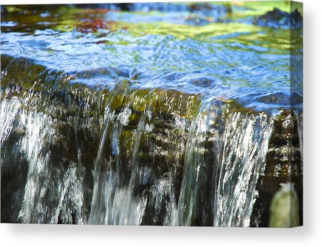 Water Canvas Print featuring the photograph Little Falls 2 by Norma Brock