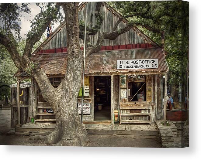 Luckenbach Canvas Print featuring the photograph Luckenbach 2 by Scott Norris