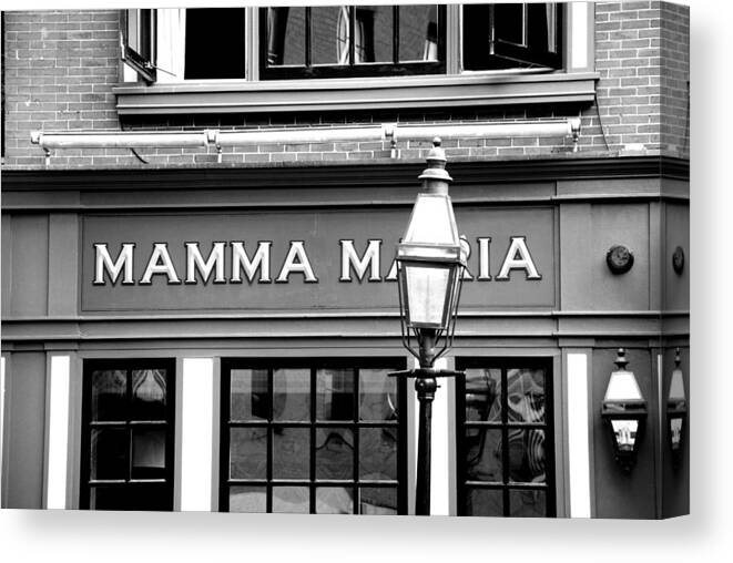 Mamma Mia Canvas Print featuring the photograph Mamma Mia by Norma Brock