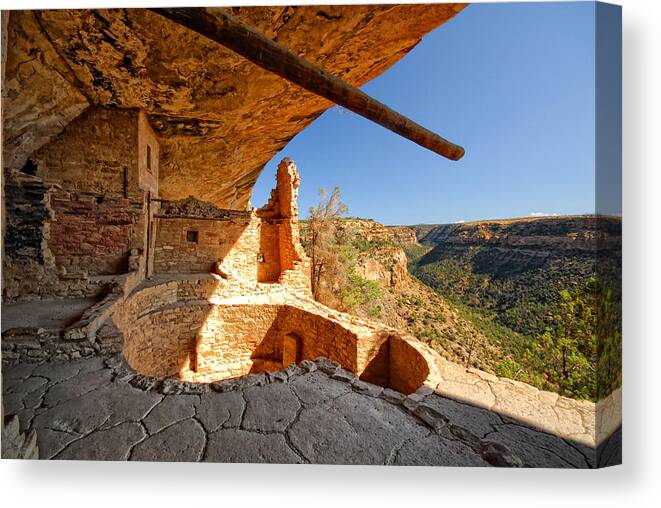 Sherry Day Canvas Print featuring the photograph Mesa Verde III by Ghostwinds Photography