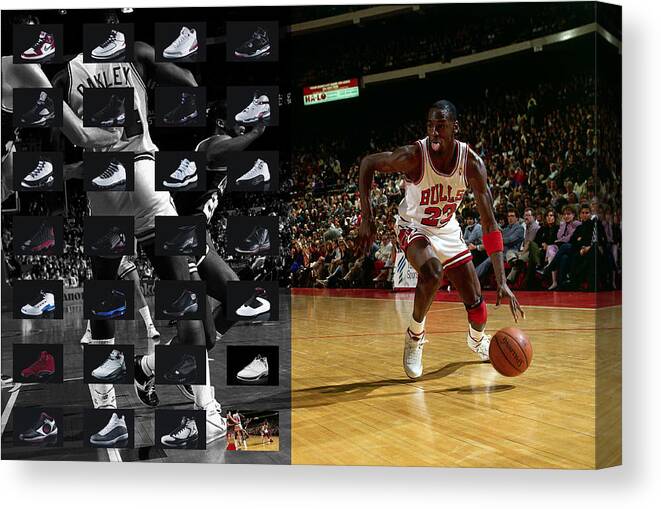 Michael Jordan Shoes Poster by Joe Hamilton - Fine Art America
