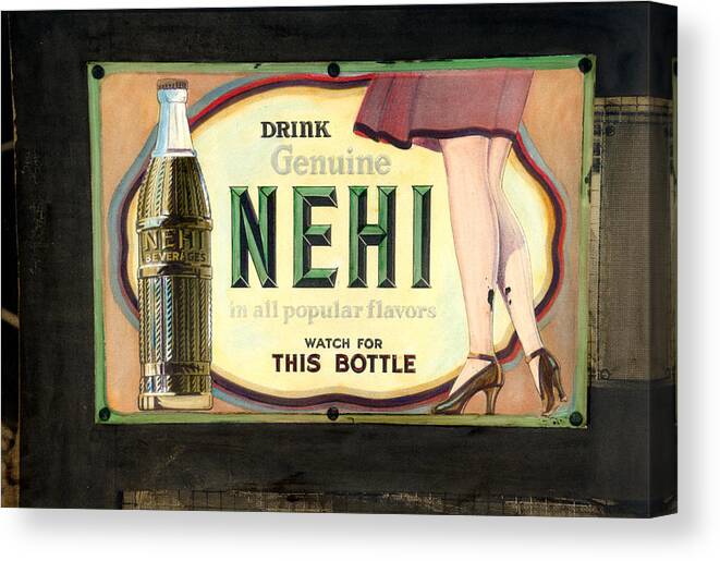 Nehi Canvas Print featuring the painting Nehi by Cindy McIntyre