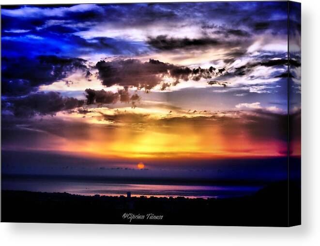 New Canvas Print featuring the photograph New Day by Ciprian Tanase