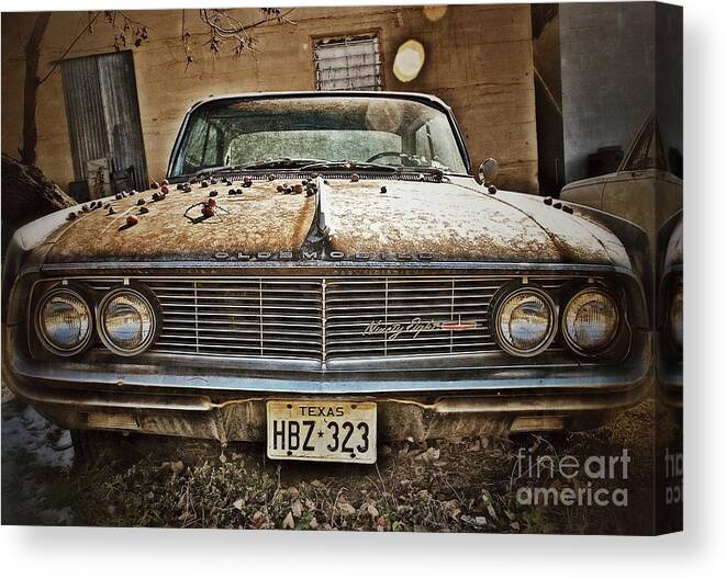 Cars Canvas Print featuring the photograph Ninety eight by AK Photography