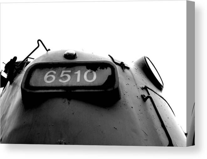 Train Canvas Print featuring the photograph old VIA by Jeremiah John McBride