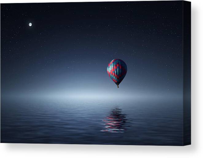 Above Canvas Print featuring the photograph One by Bess Hamiti