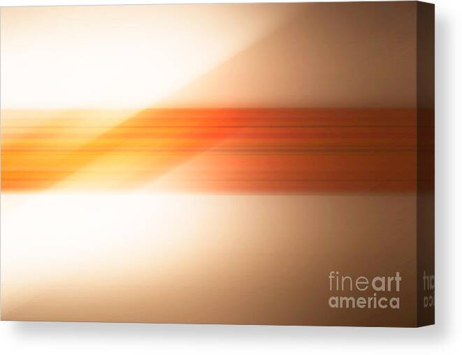 Abstract Canvas Print featuring the photograph orange I by Hannes Cmarits