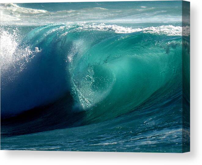 Wave Canvas Print featuring the photograph Pacific Wave by Lori Seaman