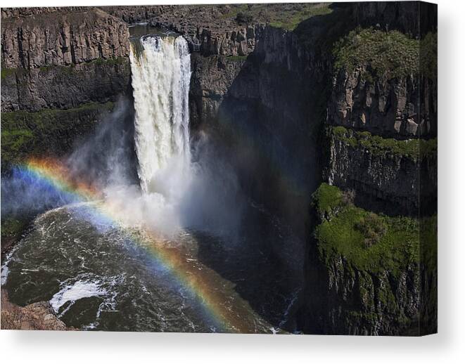 Washington State Canvas Print featuring the photograph Palouse Falls II by Mark Kiver