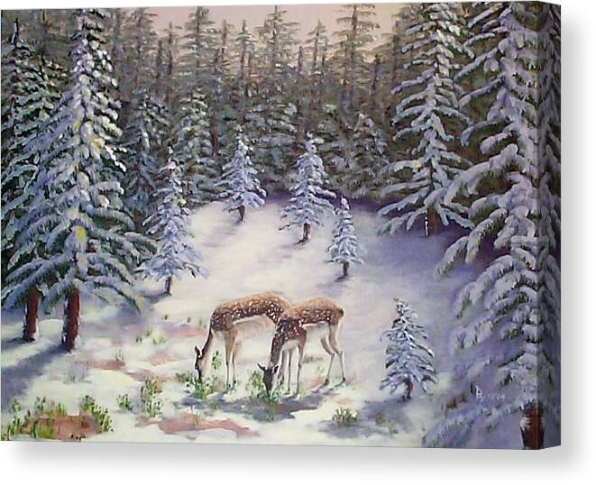 Holidays Canvas Print featuring the painting Peace by Ray Nutaitis