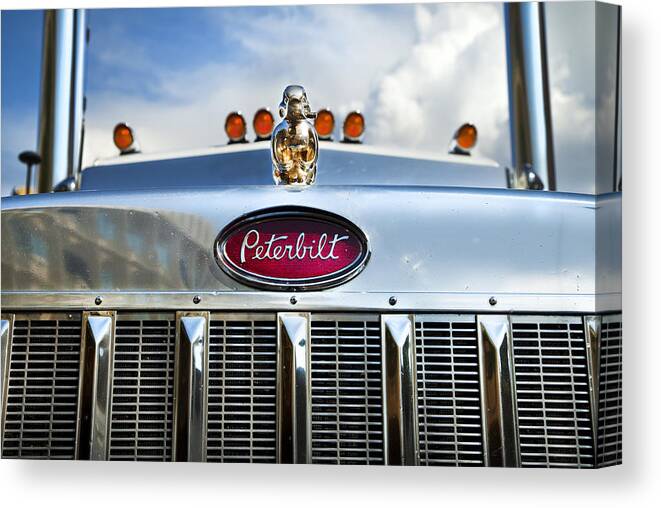 Truck Canvas Print featuring the photograph Peterbilt by Theresa Tahara