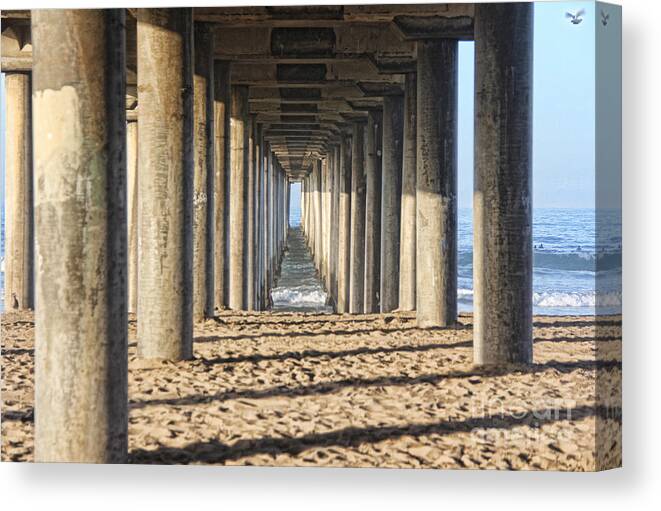 Pier Canvas Print featuring the photograph Pier by Tammy Espino