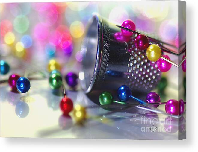 Digital Photography Canvas Print featuring the photograph Pins and Needles by John Stephens