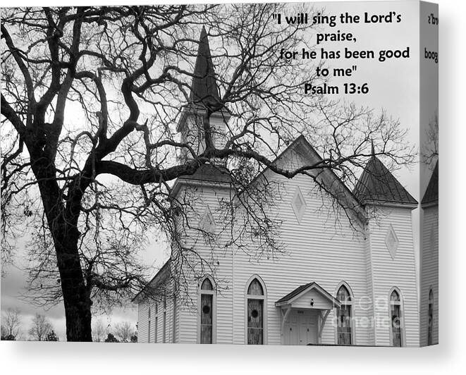 Psalm Canvas Print featuring the photograph Psalm 13 by Andrea Anderegg