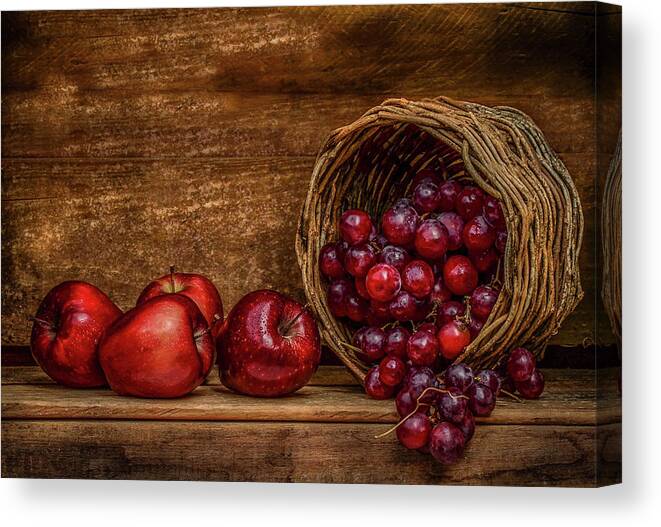 Still Life Canvas Print featuring the photograph Red by Margareth Perfoncio