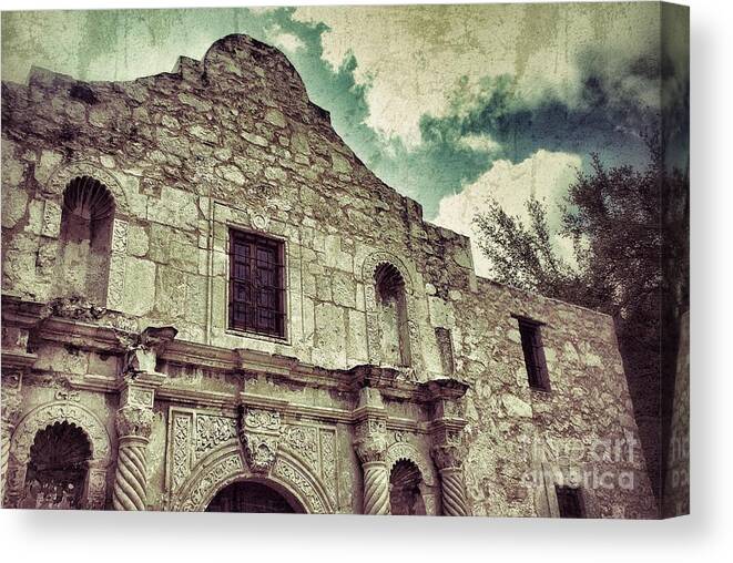 Alamo Canvas Print featuring the photograph Remember by AK Photography