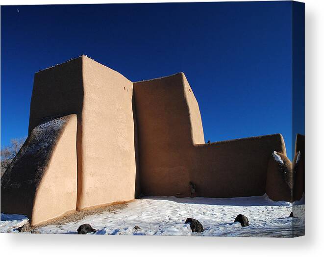 Architecture Canvas Print featuring the photograph San Francisco de Asis back by Glory Ann Penington